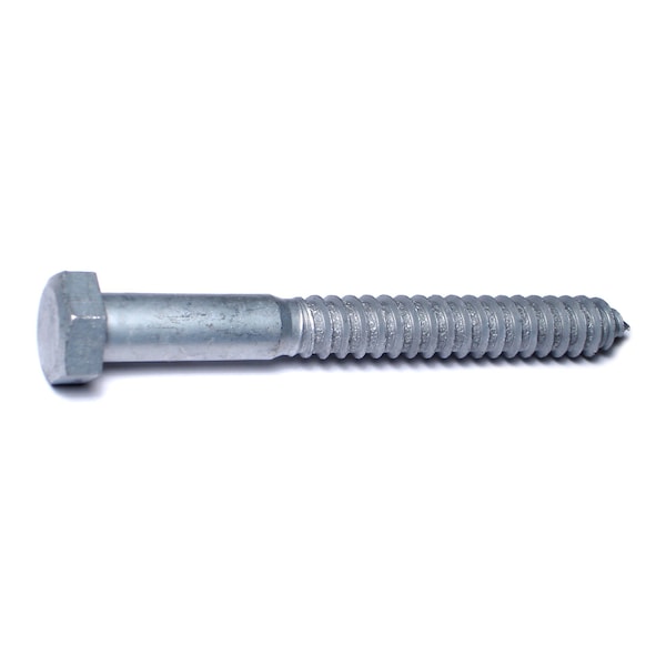 Midwest Fastener Lag Screw, 3/4 in, 7 in, Steel, Hot Dipped Galvanized Hex Hex Drive, 20 PK 08243 - main
